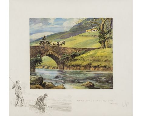 Payne (Charles "Snaffles" Johnson) I Would Bring Such Fishes Back (Kingsley), offset lithograph printed in colours, signed in