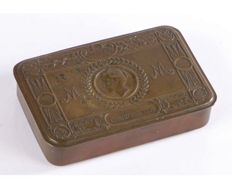 First World War Princess Mary Christmas 1914 gift tin