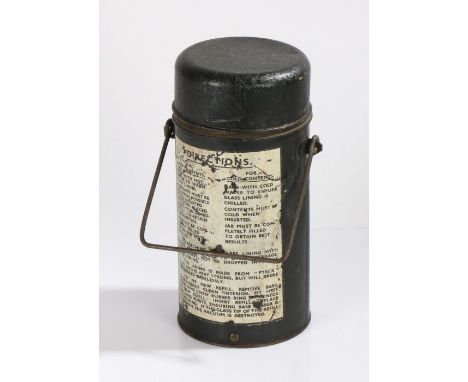 Second World War military Thermos Flask, maker, broad arrow and date to the base, liner intact