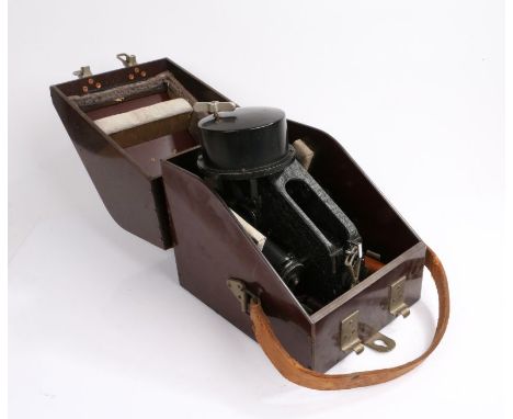 Air Ministry Bubble Sextant, stores reference 6B/218, serial number 11175/42, held in fitted bakelite transit case