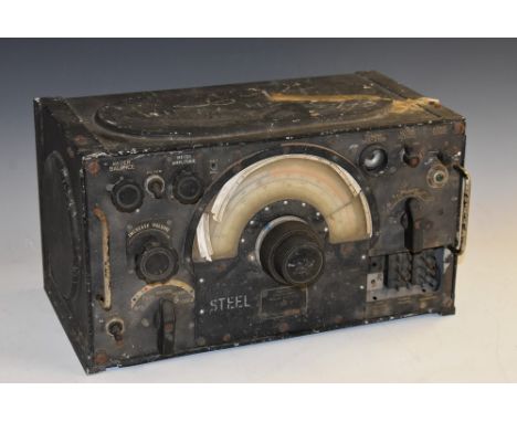 World War Two, RAF - a Air Ministry radio receiver, used onboard Lancaster Bombers and other similar aircraft, Type R 1155 E,