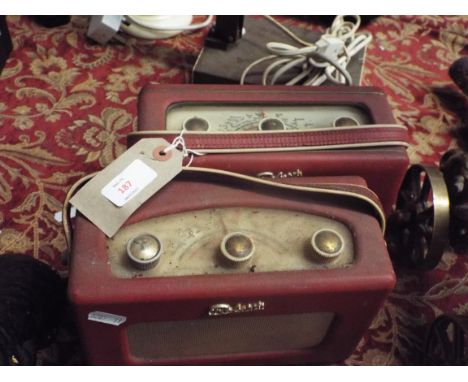 A pair of vintage Roberts radios, model number R200