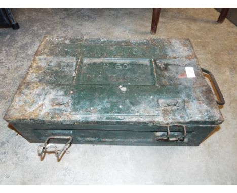 A WWII piece 60 ammunition box