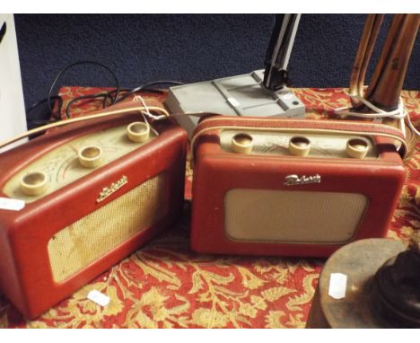 Two vintage Roberts radios, model numbers R200 and R300
