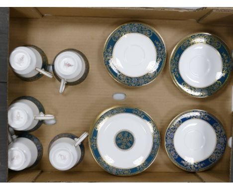 Royal Doulton Carlyle tea ware: to include 5 cups, 6 saucers and 6 side plates 