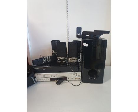A selection of electricals including printer and Samsung speakers etc (untested), shipping unavailable