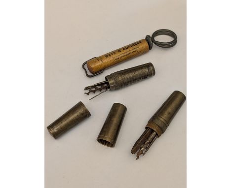 Three assorted vintage bottle openers/corkscrew