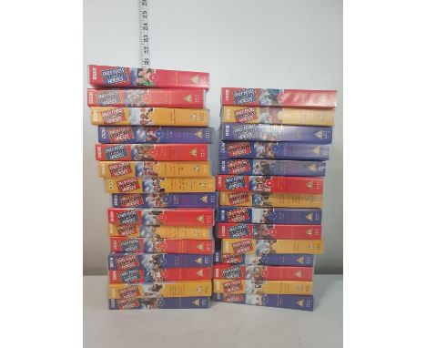 A large selection of Only Fools and Horses video cassettes, shipping unavailable