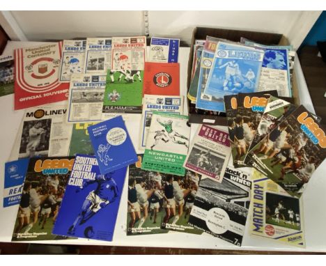A job lot of assorted Leeds United and other football programmes including examples from 50's &amp; 60's