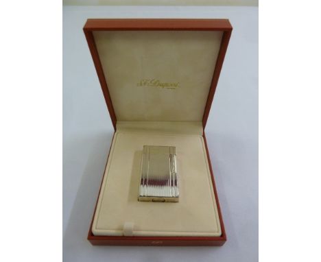 S. T. Dupont cigarette lighter in fitted case