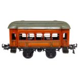 Bing Speisewagen, Spur 1, uralt, Teak CL, L 23, Z 2