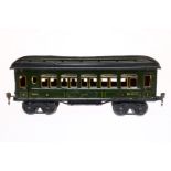 Märklin franz. Personenwagen 1886, Spur 0, CL, mit 4 AT, tw nachlackiert, NV, LS, L 32,5, Z 3