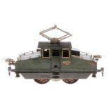 Märklin Vollbahnlok, Spur 1, HL, uralt, elektr., 2 el.bel. Stirnlampen, bewegl. Pantographen, tw