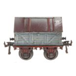 Bing Klappdeckel-Zementwagen, Spur 1, uralt, HL, LS, L 15, Z 2-3