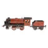 Märklin B-Dampflok R 12971, mit 2A-Tender, Spur 1, tw umgebaut, Tender nachlackiert,