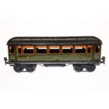 Märklin Personenwagen 1881, Spur 1, CL, 4AT, 4A, Lager-/Gebrauchsspuren, L 33, Z 3