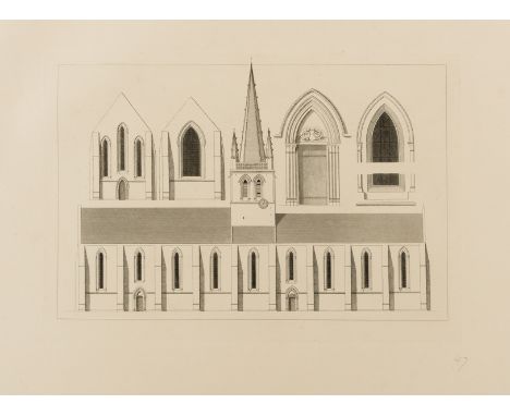 NO RESERVE Cotman (John Sell) [Architectural Antiquities of Normandy], 96 etched plates only (lacking all text), some light f