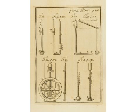 NO RESERVE Mathematics .- Rowning (John) A compendious system of natural philosophy: With notes containing the mathematical d