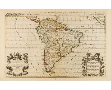 South America.- Jaillot (Alexis-Hubert) Amerique Meridionale Divisee en ses Principales Parties ou sont Distingues les uns de