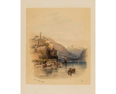 Switzerland.- Hering (George E.) The Mountains and Lakes of Switzerland, the Tyrol, and Italy, hand-coloured lithographed add