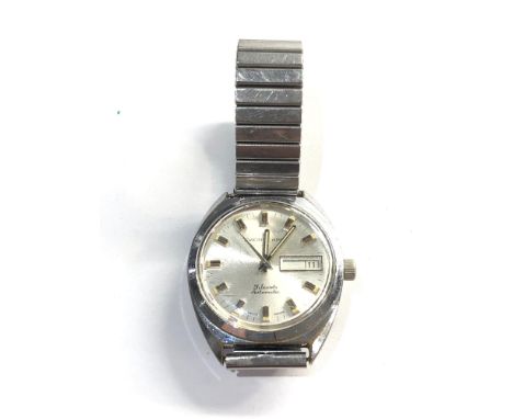 Vintage Everite king gents wristwatch stainless steel 21 jewel Automatic 
