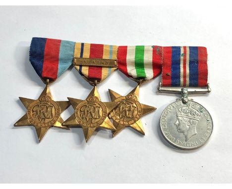 ww2 medals includes 1st army bar 