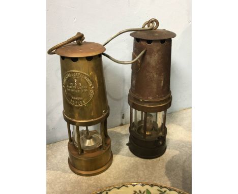 Eccles and a Patterson miners lamp