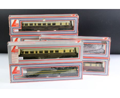 Seven boxed Lima OO gauge locomotives to include 205132A6, 305354W, 205106MWG, 205143MWG, 205132MWG, 208125LG and 205133MWG 