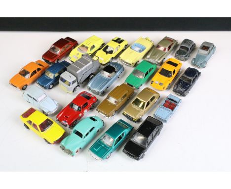 23 Continental diecast &amp; plastic models to include FJ France, Solido, No Rev, Tekno, Spanish Dinky, Flogate etc, conditio