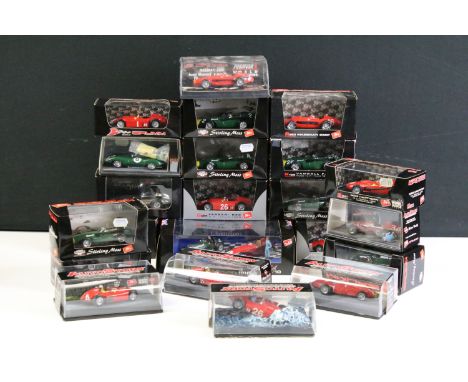 21 Boxed / cased ltd edn Brumm diecast racing car models to include 100th Anniversary Of The Automobile Vanwall 1957 233/2500