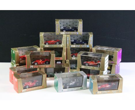 19 Boxed / cased Brumm Oro Series diecast models to include r180, r34, r86, r13, r85, r146, r149, r137, etc, all diecast ex, 