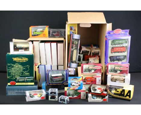 73 Boxed / cased diecast models to include Oxford Diecast Commercials and Omnibus, 10 x EFE Exclusive First Editions limited 