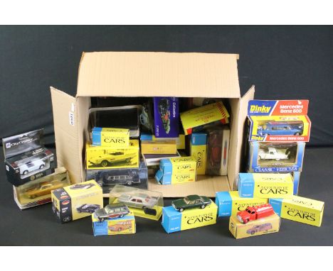 50 Boxed diecast models to include 12 x Corgi Solido ' A Century Of Cars ' special edition diecast models, 2 x ERTL Classic V