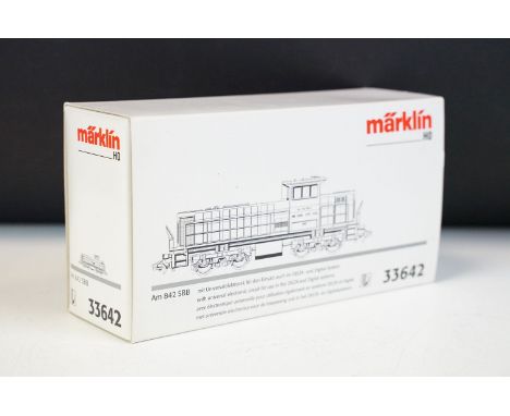Boxed Marklin HO gauge 33642 Am 842 SBB locomotive 