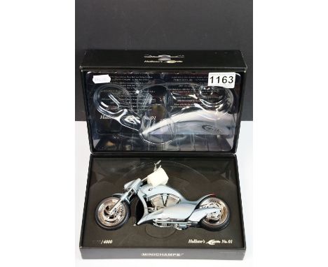 Boxed ltd edn 1/12 scale Paul's Model Art Minichamps Classic Bike Series No 16 Hollisters Excite No. 01 2003 diecast model, l