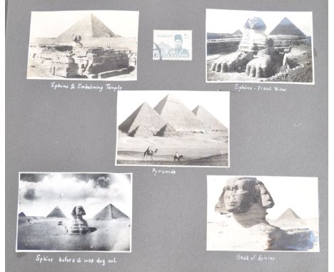 An unusual WWII Second World War (and post-War) related personal photograph album belonging to a serving soldier of the Briti