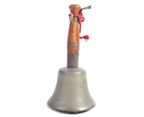 A rare original WWII Second World War ARP Air Raid Precautions bell, by repute from Westminster House, London, c1940. The bel