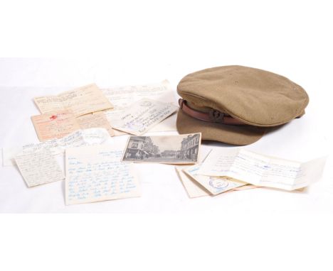 A collection of items relating to a Corporal John Rhys Morris (7381584) of the RAMC Royal Army Medical Corps, comprising; his