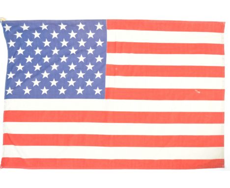 An original 20th century Vietnam War US Army flag - by repute originally belonging to a member of 558th Engineer Battalion - 