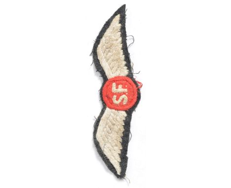 A rare original WWII Second World War American ' Special Forces ' Jedburgh cloth uniform patch as worn by OSS (Office of Stra