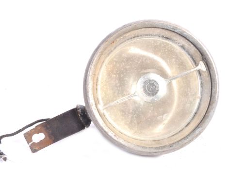 A large antique / vintage 1920's Lucas Bi-Flex ' King Of The Road ' 9" veteran car headlamp / light. Lucas emblem to the cent