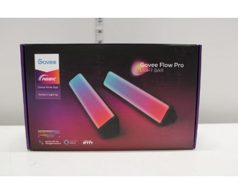 A boxed Govee Flow Pro light bar 