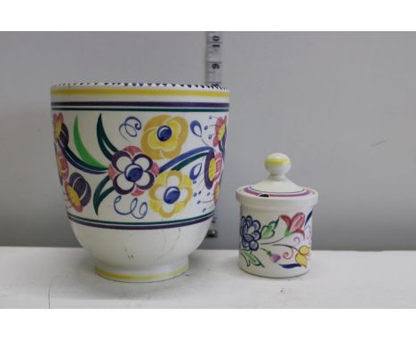 Two pieces of classic Poole pottery 