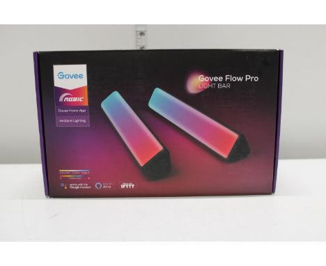A boxed Govee Flow Pro light bar 