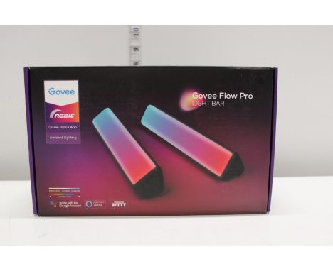 A boxed Govee Flow Pro light bar 