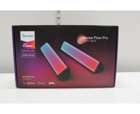 A boxed Govee Flow Pro light bar 