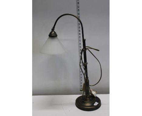 A good quality brass adjustable table lamp collection only 