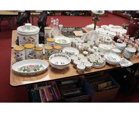 A collection of Portmeirion Botanic Garden pattern tea, coffee, and dinner waresCondition report: All items in this lot are u