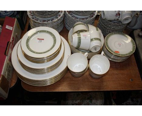 A Royal Doulton Rondalay pattern 8-place tea and dinner service