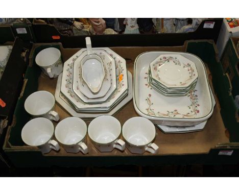 A Johnson Brothers part tea and dinner service 